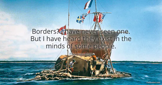 Borders? I have never seen one. But I have heard they exist in the minds of some people