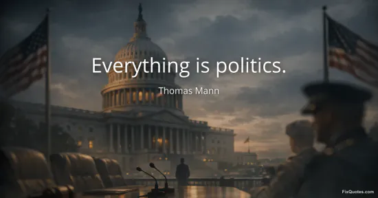 Everything is politics