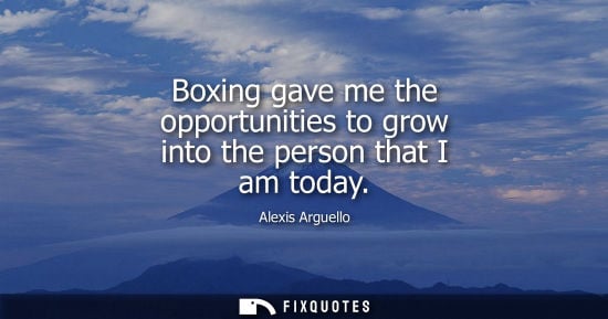 Small: Boxing gave me the opportunities to grow into the person that I am today
